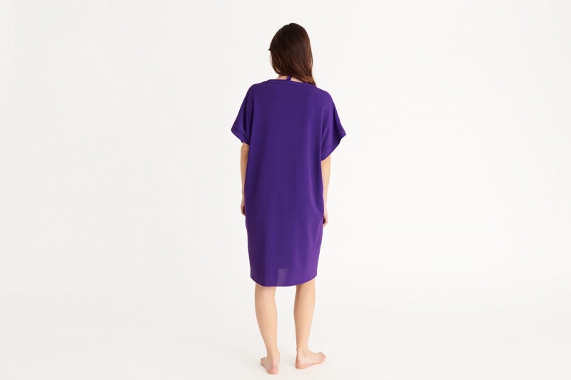 Purple Eres Tali Short-tunic Women's Sarong | HW6082137