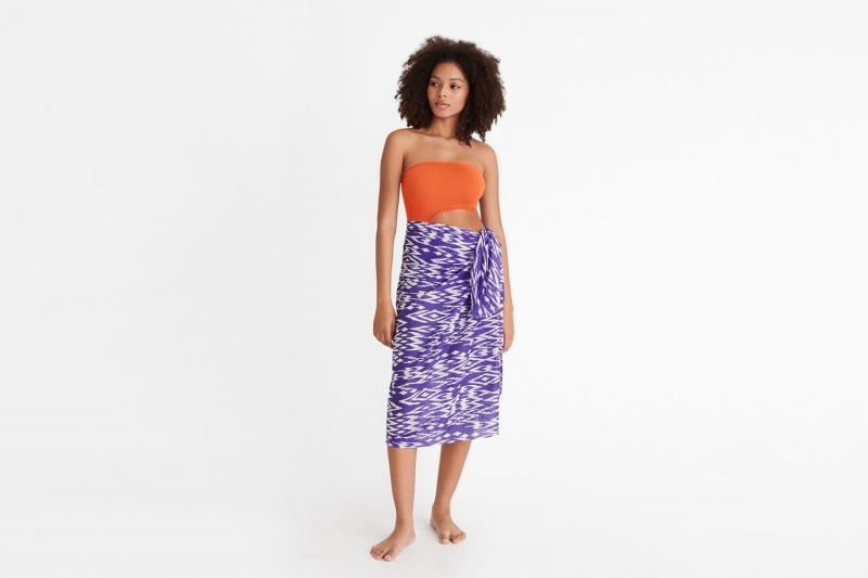 Purple Eres Weather Women's Sarong | NV6578940