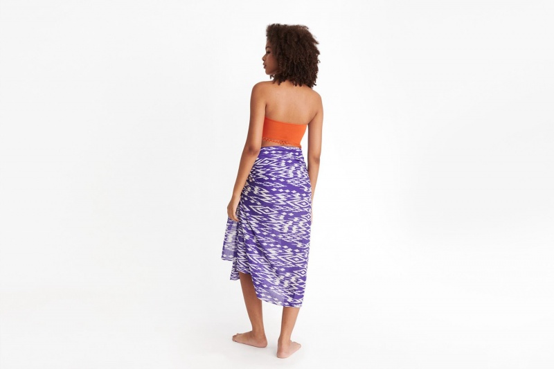 Purple Eres Weather Women's Sarong | NV6578940