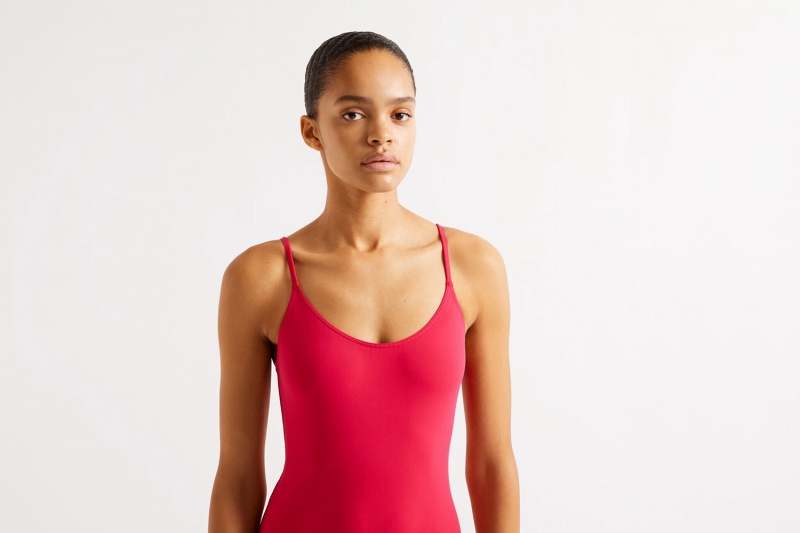 Red Eres Diamant Tank Grenadine 23e Women's One piece | DY5294378