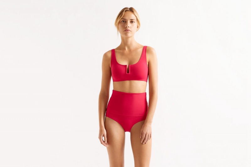 Red Eres Gredin High-waisted Bikini Grenadine 23e Women's Bikini Bottoms | LO5196482