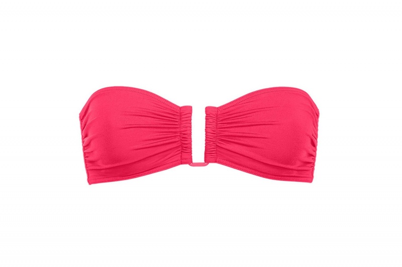 Red Eres Show Bandeau Grenadine 23e Women's Bikini Top | TM8061243