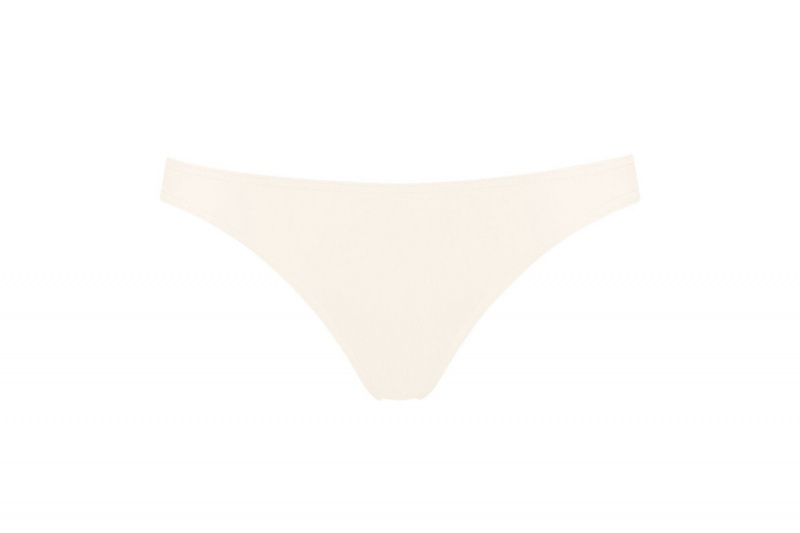 White Eres Fripon Classic Bikini Percale Women's Bikini Bottoms | YM1597834