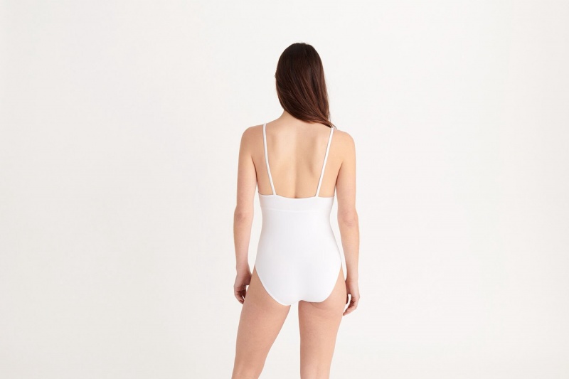 White Eres Larcin Triangle Women's One piece | BR4061732