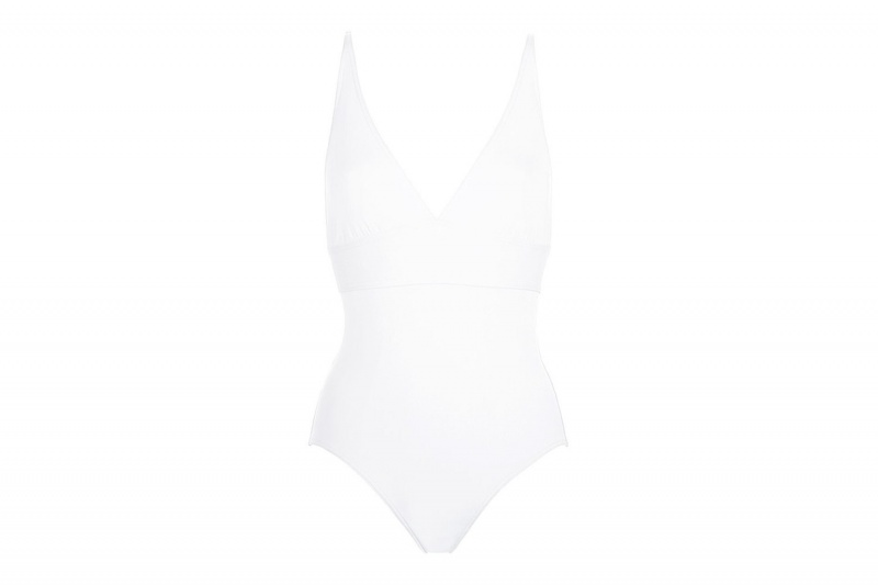 White Eres Larcin Triangle Women's One piece | BR4061732