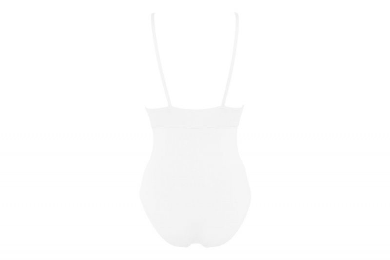 White Eres Larcin Triangle Women's One piece | BR4061732