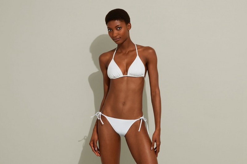 White Eres Malou Thin Bikini Women's Bikini Bottoms | JN1875069