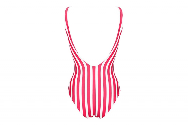 White / Pink Eres Destino Tank Grenadine 23e Women's One piece | EK8102436