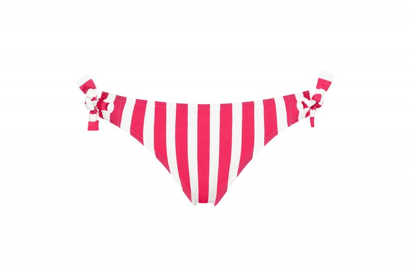 White / Pink Eres Vida Grenadine 23e Women's Bikini Bottoms | QG7396845