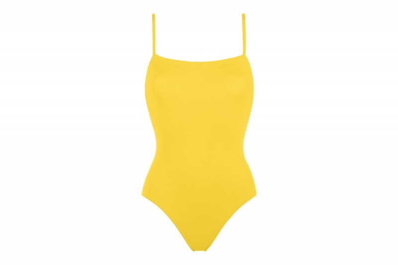 Yellow Eres Aquarelle Tank 23e Women's One piece | YQ1904368