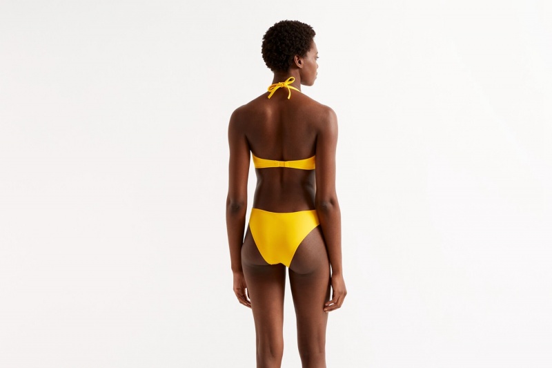 Yellow Eres Coulisses High-waisted 23e Women's Bikini Bottoms | PF8037194