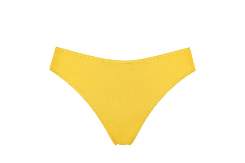 Yellow Eres Coulisses High-waisted 23e Women's Bikini Bottoms | PF8037194