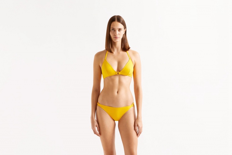 Yellow Eres Dona Thin 23e Women's Bikini Bottoms | CS3958427